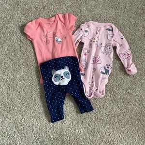 Carter’s NB onesie and leggings set